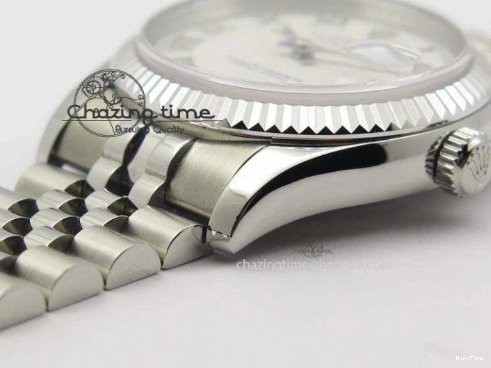 MiroTime 0420 DateJust 116234 BP Best Edition SS Sliver Dial Roman Markers On SS Bracelet A2824 V Tailored 3941